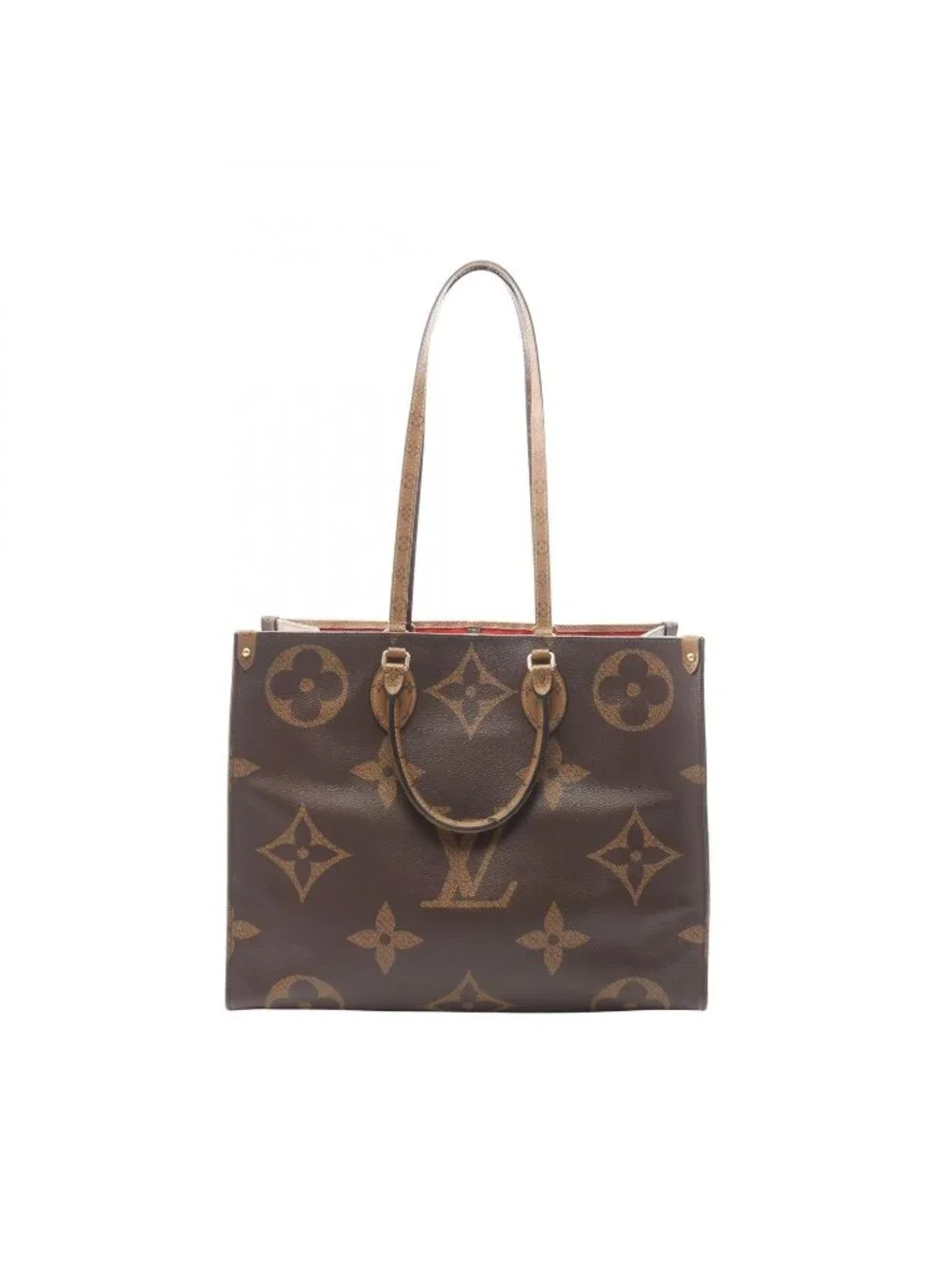 Louis Vuitton Tote Bag On The Go GM Monogram Giant Reverse 2-Way Canvas